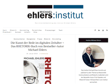 Tablet Screenshot of blog.michael-ehlers.de